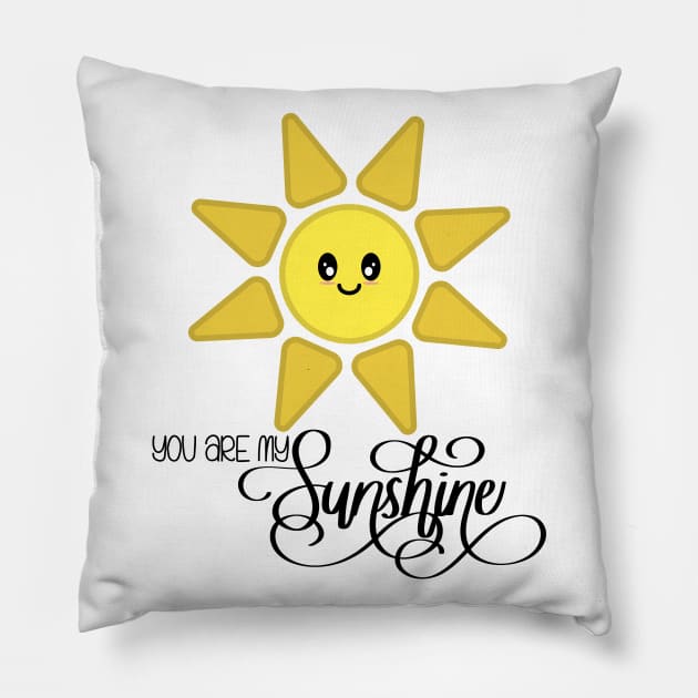 You are my Sunshine Pillow by Kelly Gigi