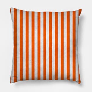 Stripes Collection: Orange & Cream Pillow