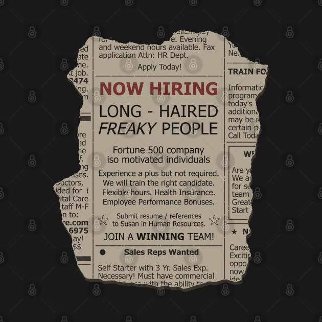 NOW HIRING - Long-Haired Freaky People by KidCrying