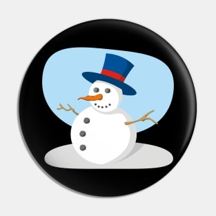 Snowman Pin