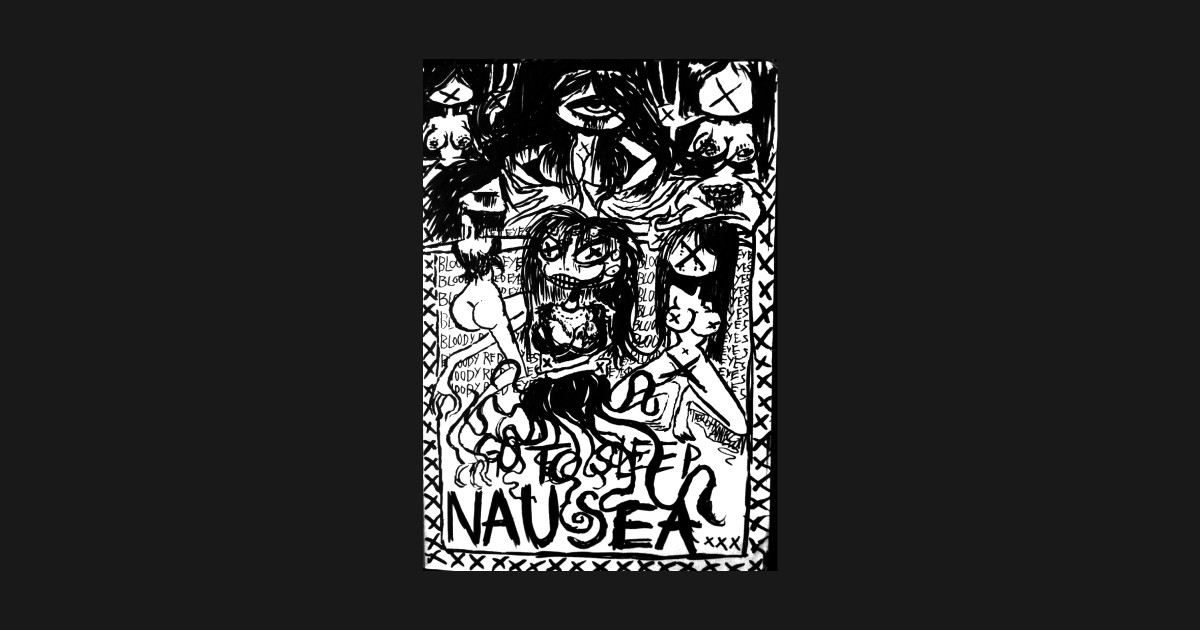 Nausea X Band TShirt TeePublic