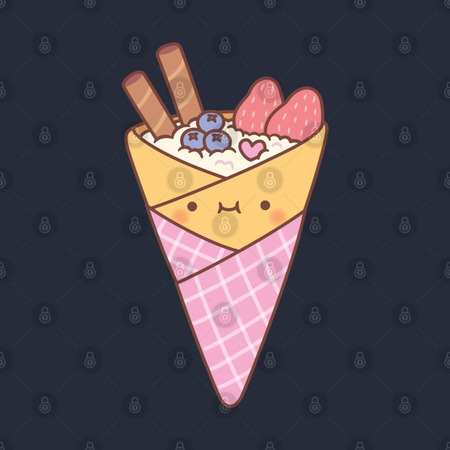 Cute Japanese Style Crepes Dessert by rustydoodle