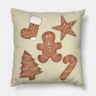 Cute Gingerbread cookies Pillow