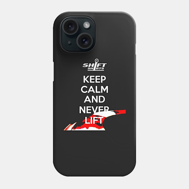 Shift Shirts Keep Calm Apex - HDPE and Race Driver Phone Case by ShiftShirts