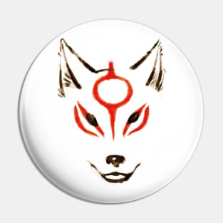 Okami - Amaterasu Head Outline Pin