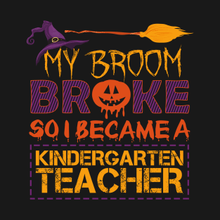 Kindergarten Teacher Halloween T-Shirt