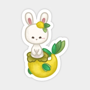 Bunny Lemon Mermaid Magnet