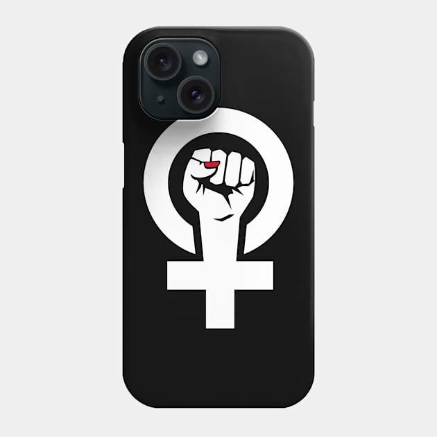 Feminist Fist T Shirt - Women's March - Women's Rights Gift Phone Case by CheesyB