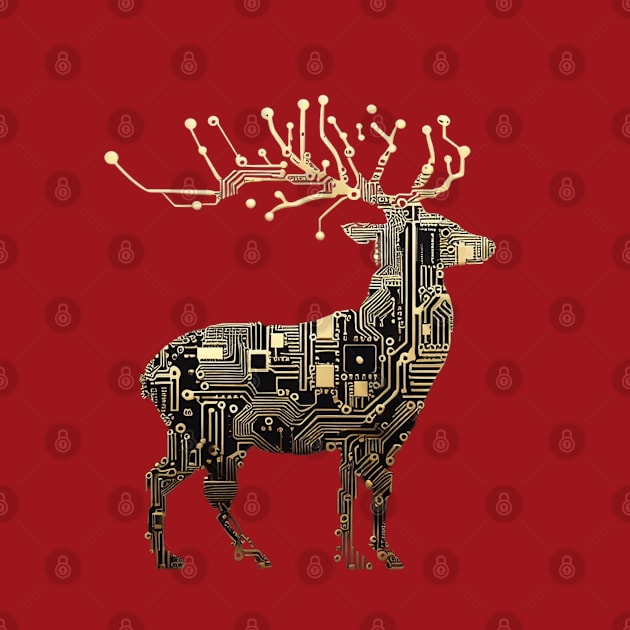 Motherboard Reindeer by Merlyn Morris