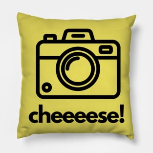 Cheeeese! A photography design Pillow