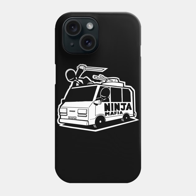 Ninja Mafia Van Phone Case by samandfuzzy