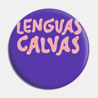 Logo Lenguas Calvas Pin