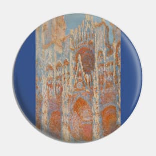 Rouen Cathedral by Claude Monet Pin