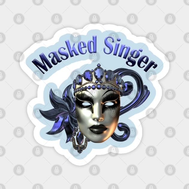 masked singer t-shirt Magnet by adouniss