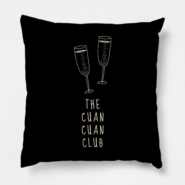 The Cuan Cuan Club Pillow by Trader Shirts