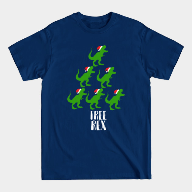 Disover Tree Rex Dinosaur ChristmasT-Rex Tree Christmas Costume - Christmas T Rex - T-Shirt