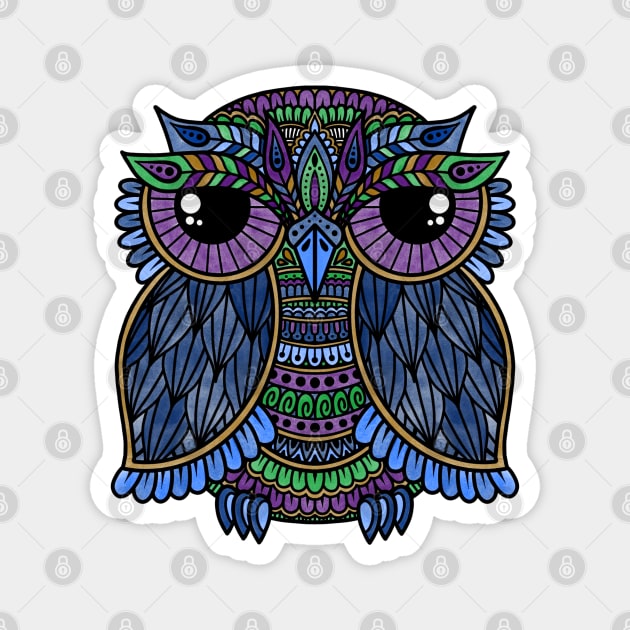 Zen Owl Magnet by Shine Design Blossom