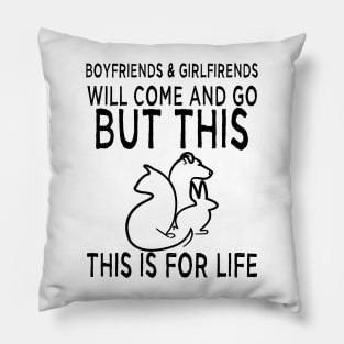 animal lover for life Pillow