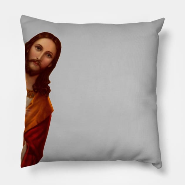 Hi I'm jesus Pillow by ghjura