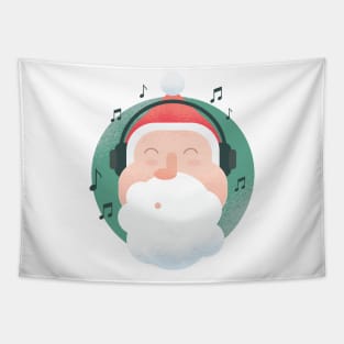 Santa Music Tapestry