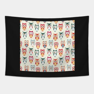 Cute owl print Tapestry