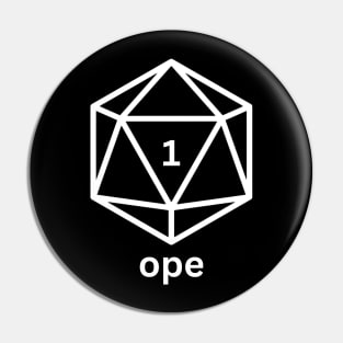 Natural Ope (white) Pin