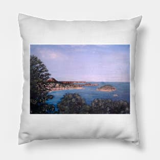 PORTIXOL AND PORTIXOL ISLAND, JAVEA SPAIN Pillow