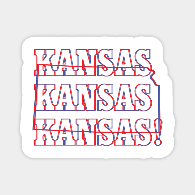 Kansas, Kansas, Kansas! Magnet by Ignition