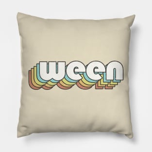 vintage color Ween Pillow