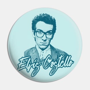 Elvis Costello / 80s Style Aesthetic Design Pin