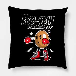 BOXING EGG CARTOON Pillow