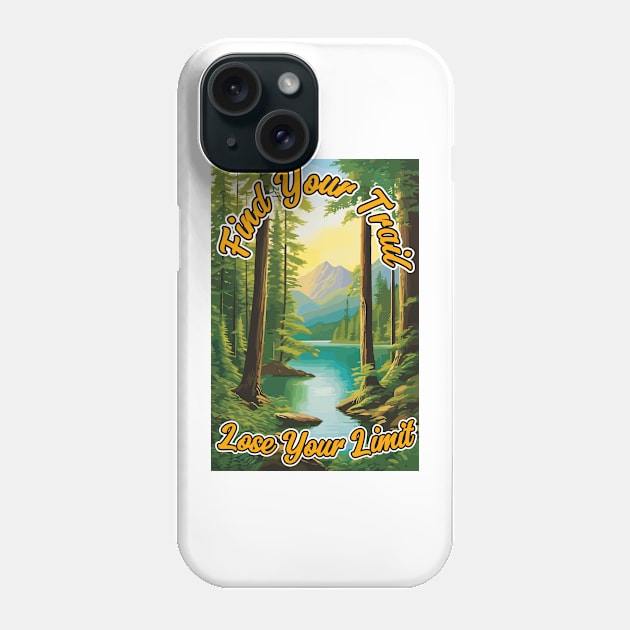 Hiking Phone Case by Popez Biz