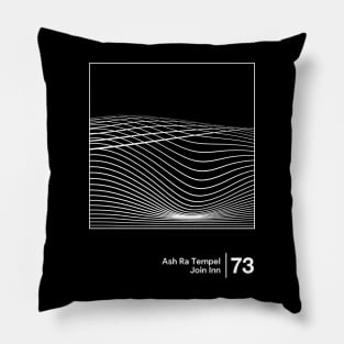Ash Ra Tempel / Original Minimalist Graphic Design Pillow