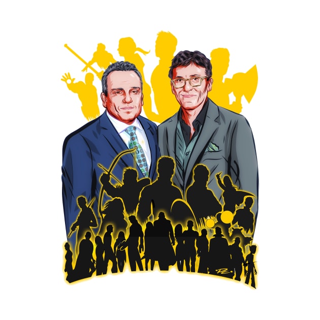 Joe & Anthony Russo - An illustration by Paul Cemmick by PLAYDIGITAL2020