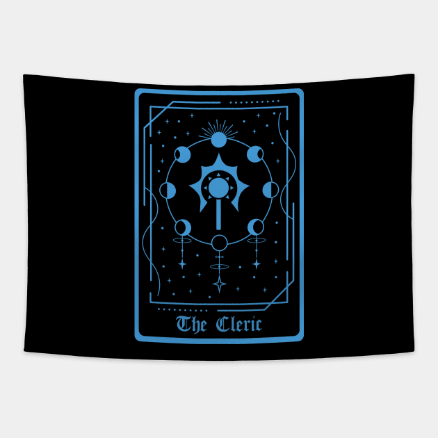 D&D Cleric Class Tarot Card Tapestry by Sunburst