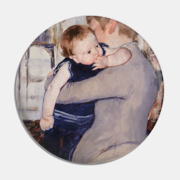 Mother and Child by Mary Cassatt Pin by Classic Art Stall