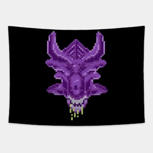 8 Bit Alien Queen Tapestry