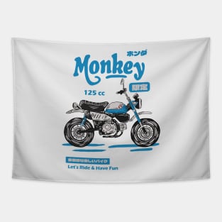 Honda Monkey - Blue Tapestry