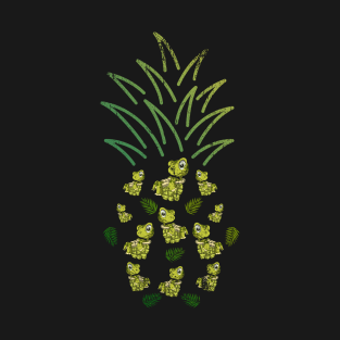 Turtle Retro Pineapple T-Shirt