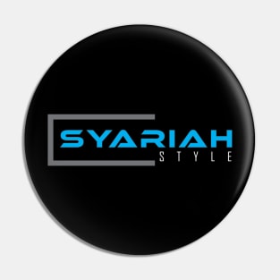 islamic life style / syariah Pin