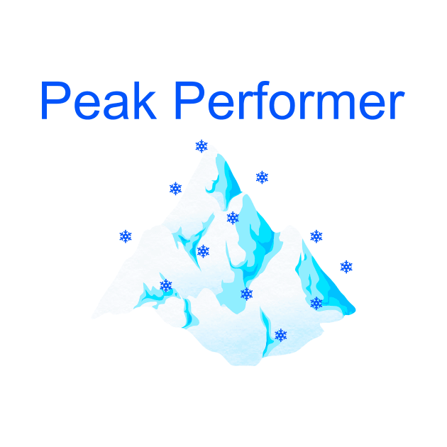 Mountain and snow Peak Performer by Artstastic