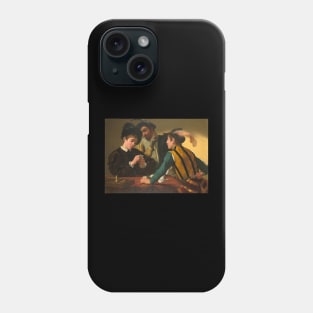 The Cardsharps by Caravaggio Phone Case