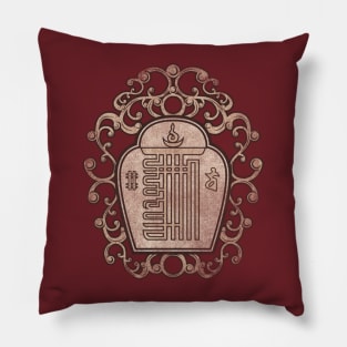 The Noble Eightfold Path 1961 - Disstresed Vintage Style Pillow