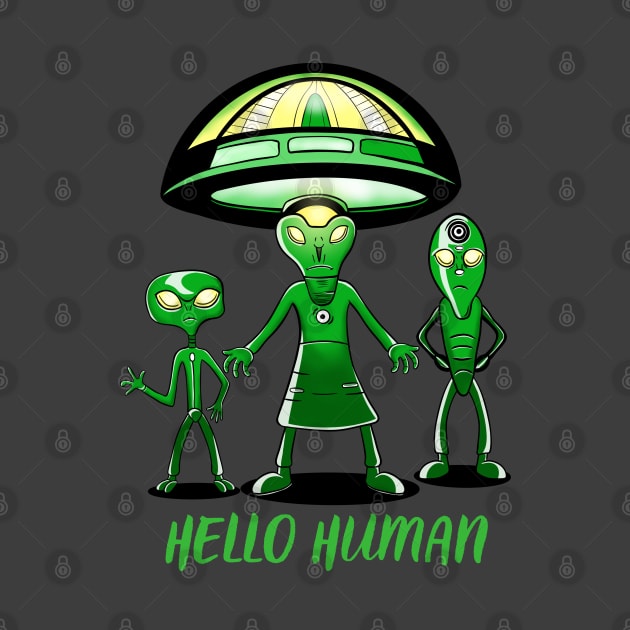 Hello Human, Friendly Aliens by micho2591