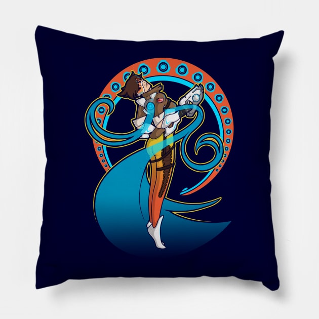 Tracer Nouveau Pillow by perdita00