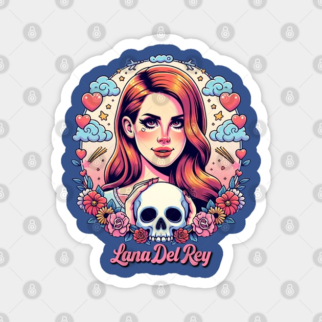 Lana Del Rey - Kawaii and Born To Die Magnet by Tiger Mountain Design Co.