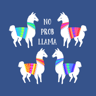 No Prob Llama Cute Alpacas T-Shirt