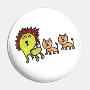 Three Lions Pin