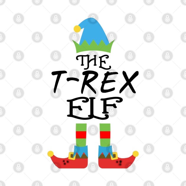 The TRex Elf Matching Family Group Christmas Party by CareTees