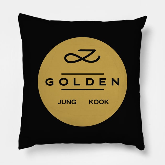 Jungkook Golden Pillow by WacalacaW